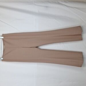 Trina Turk High-waisted Side Zip Tan pants Women's Size 8 NWT